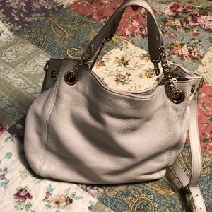 💐🔥MK Bag Cream Leather Hobo Bag🔥💐